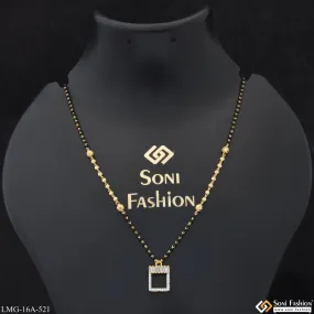 1 Gram Gold Plated Funky Design Gold Plated Mangalsutra for Ladies - Style A521