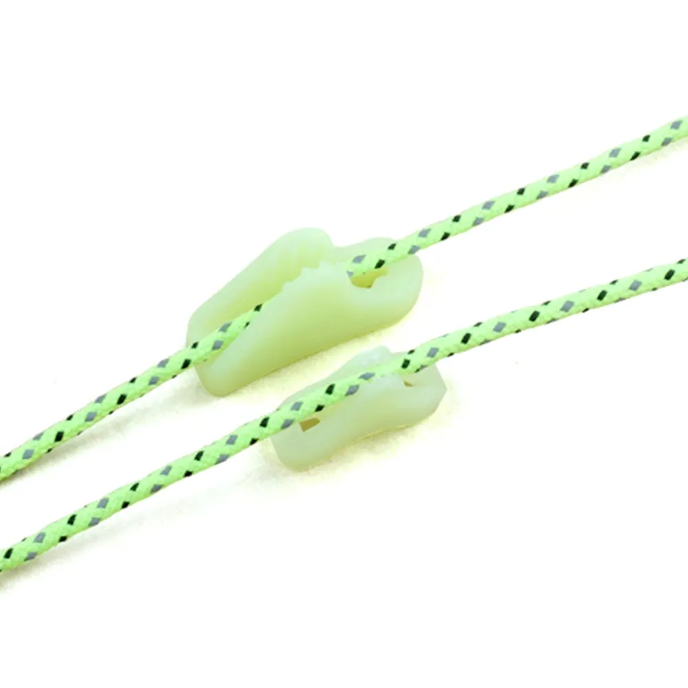 10pcs Reminder Luminous Rope Triangle Plastic Anti-Tip Practical Alert Camping Outdoor Tent