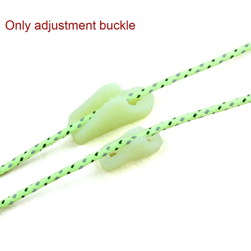 10pcs Reminder Luminous Rope Triangle Plastic Anti-Tip Practical Alert Camping Outdoor Tent