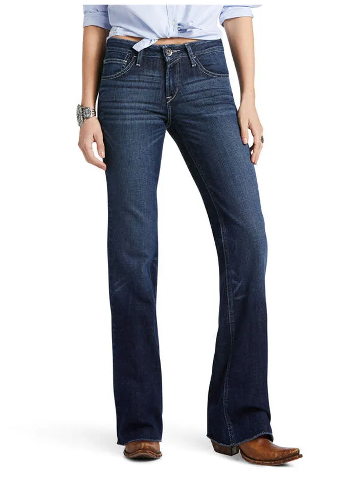 Ariat 10039598 Womens Trouser Perfect Rise London Wide Leg Jean Rascal