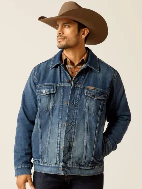 Ariat 10051865 Mens Blanket Lined Trucker Jacket Victor Denim