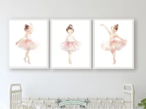 Ballet Dancer Nursery Prints - Set 2