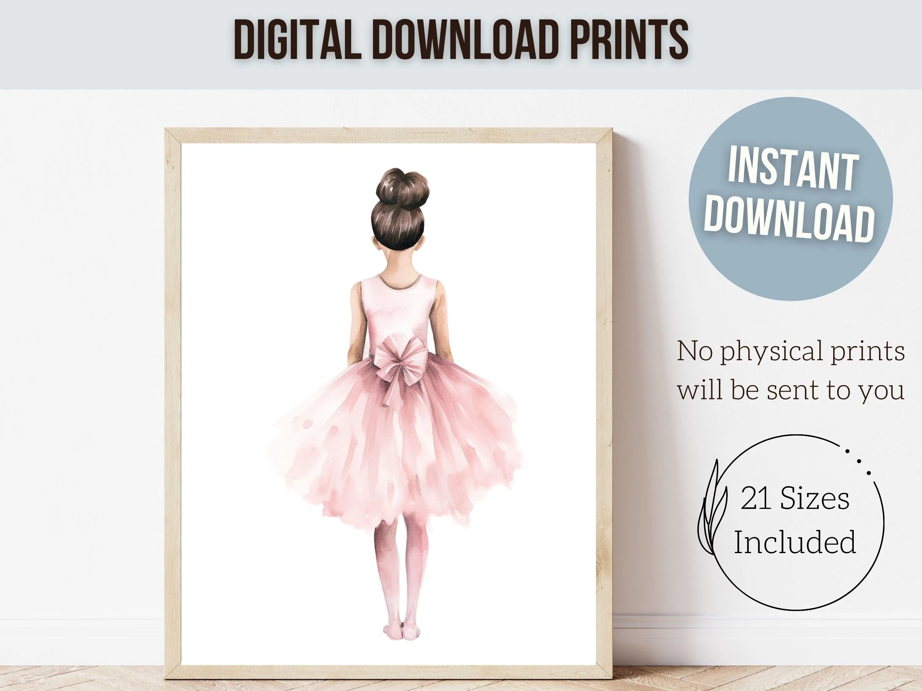 Ballet Nursery Prints - Set 2