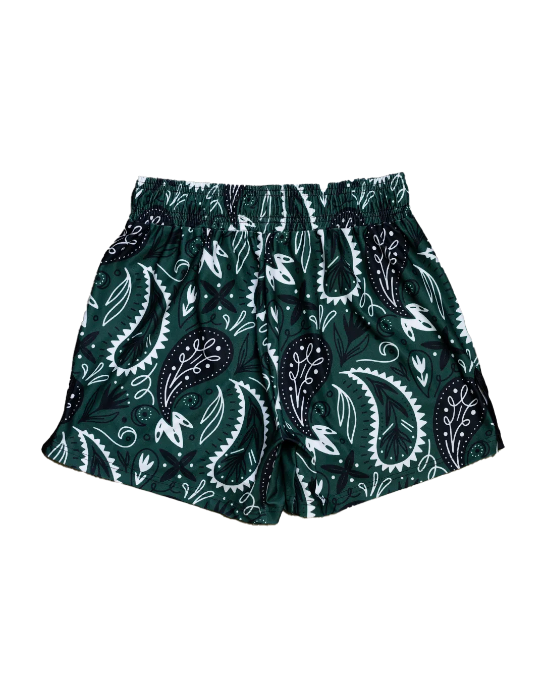 Bandana Gym Shorts (5” & 7" Inseam) - Hunter