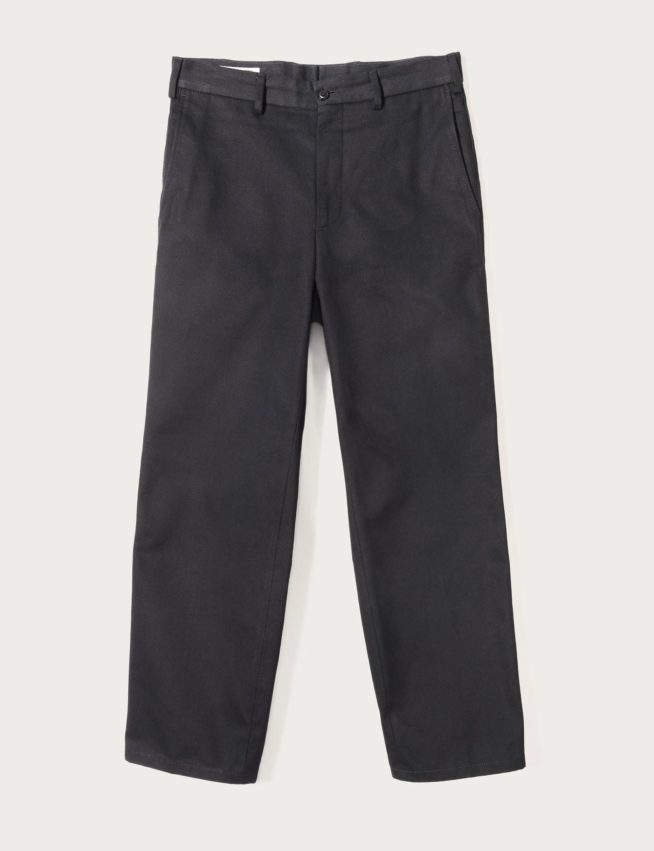 BKT36 Straight Leg Pant in Cotton Cavalry Twill - Black