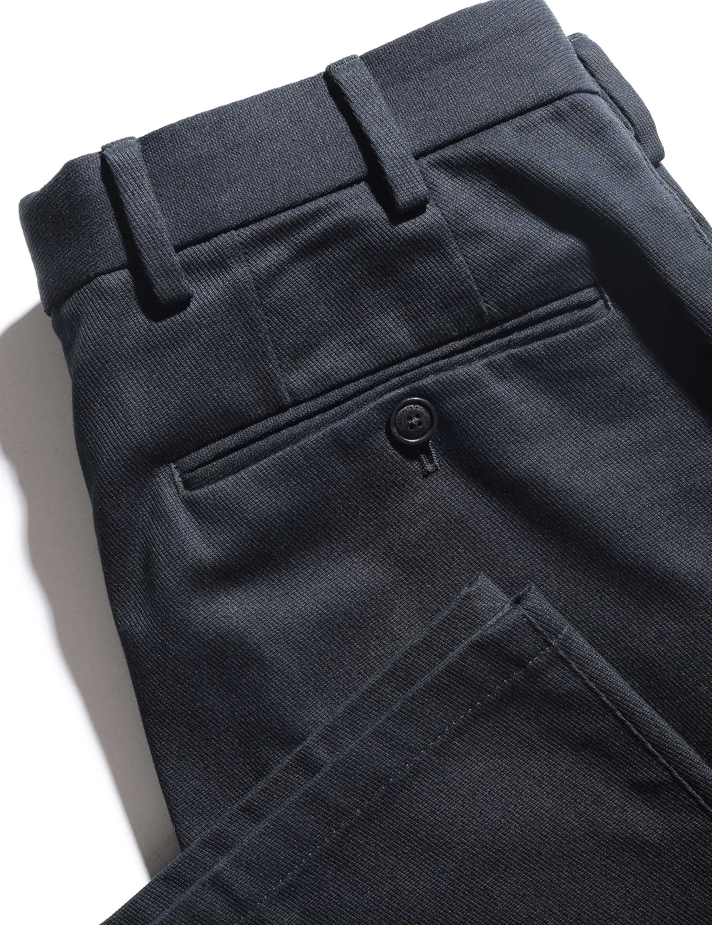 BKT36 Straight Leg Pant in Cotton Cavalry Twill - Black