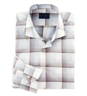 Calder Carmel Windowpane Long Sleeve Sport Shirt