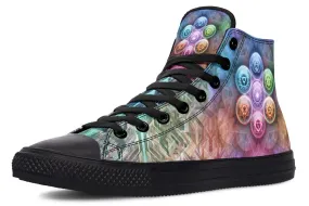 Chakra Balls High Top Shoes