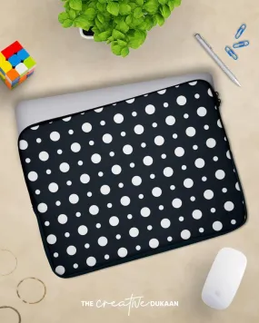 Cool Laptop Sleeve Bag With Polka Dots Design