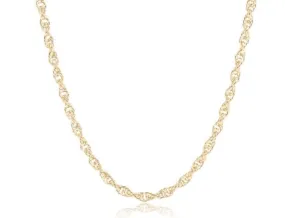 ENewton 17 Choker Gold Rope Chain Necklace