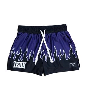 Fire FC Gym Shorts (5” & 7" Inseam) - Berry