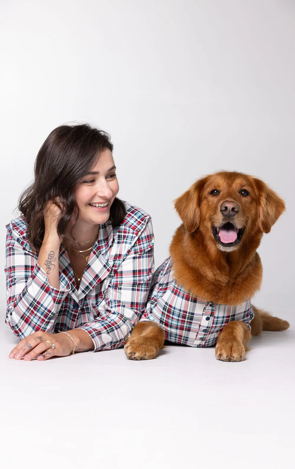 Hibernation Plaid Matching Pet & Owner Pajamas