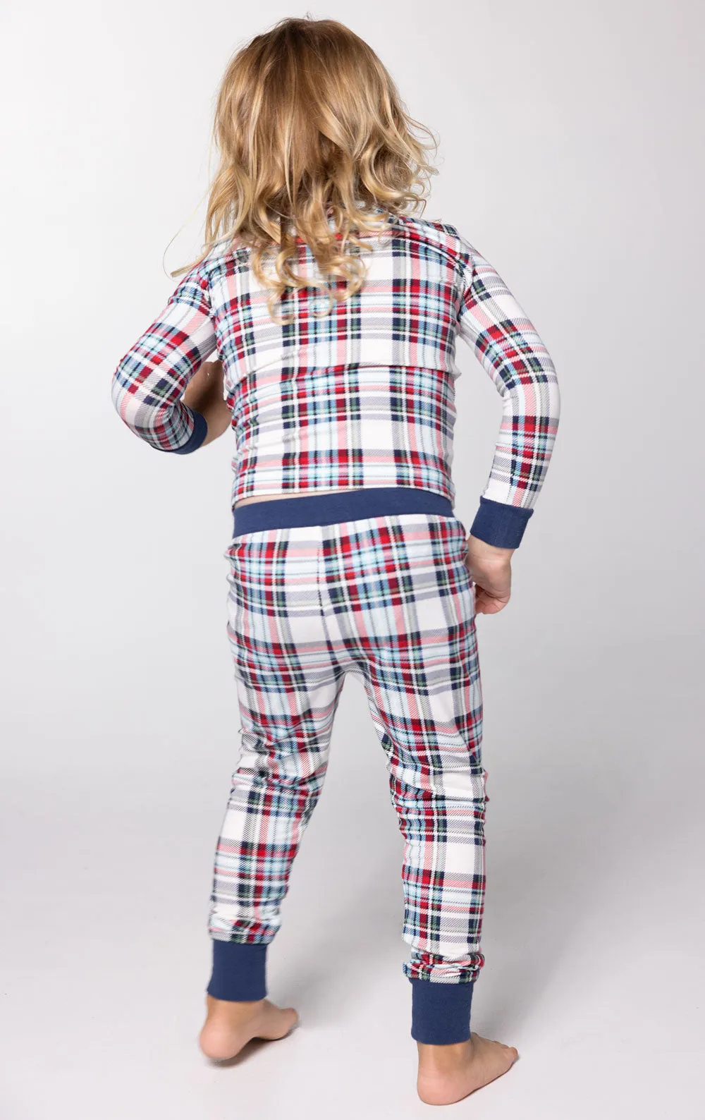 Hibernation Plaid Toddler Pajamas