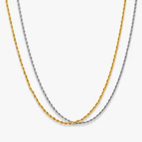 Kassidy Thin Rope Necklace (Unisex)