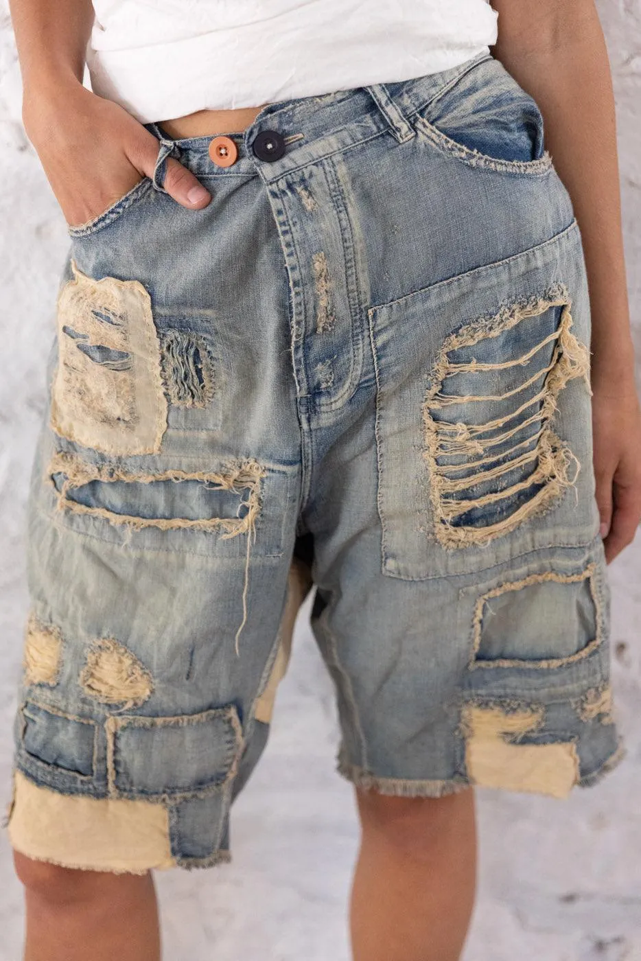 Miner Denim Shorts