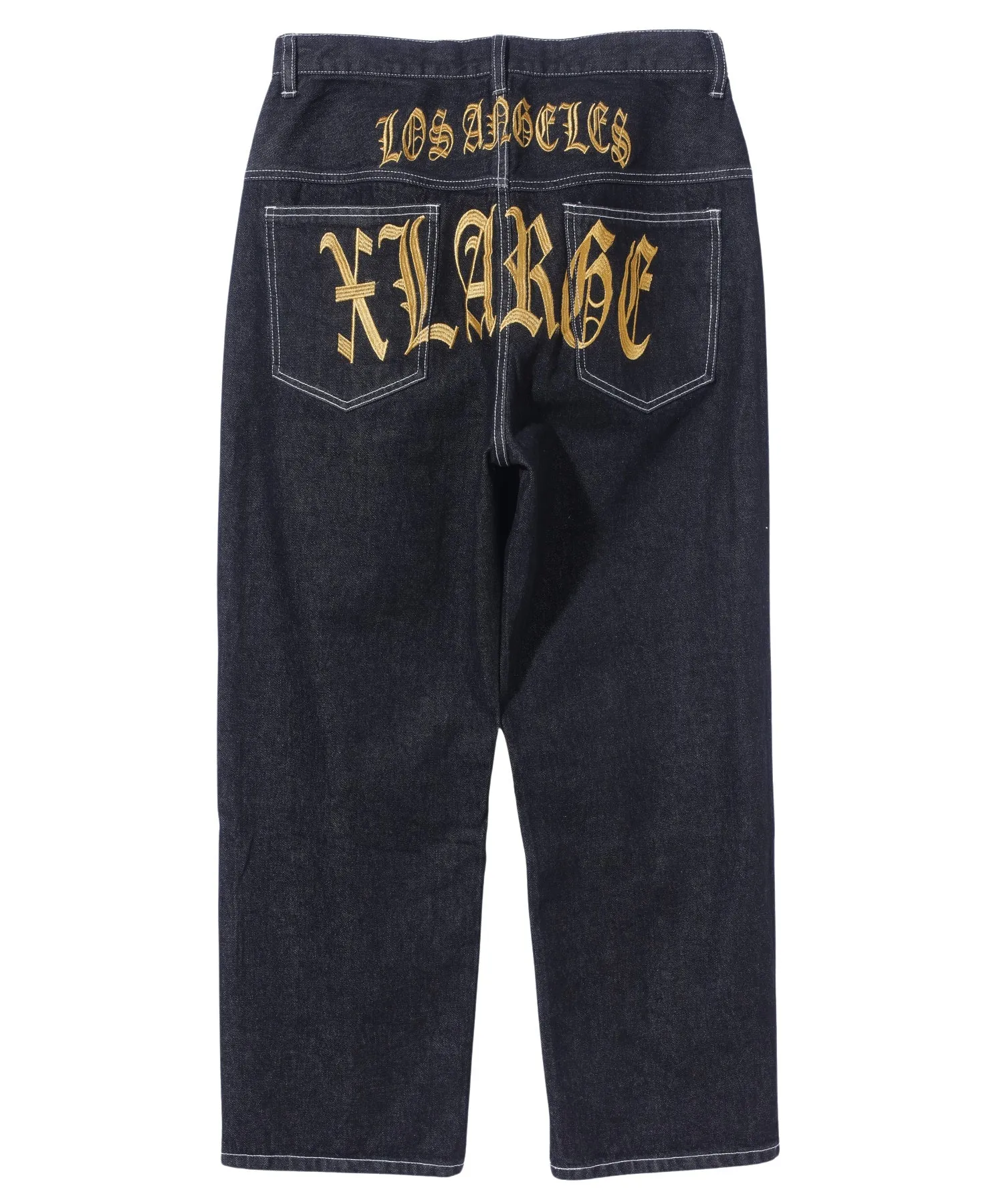 OLD ENGLISH LOGO DENIM PANTS