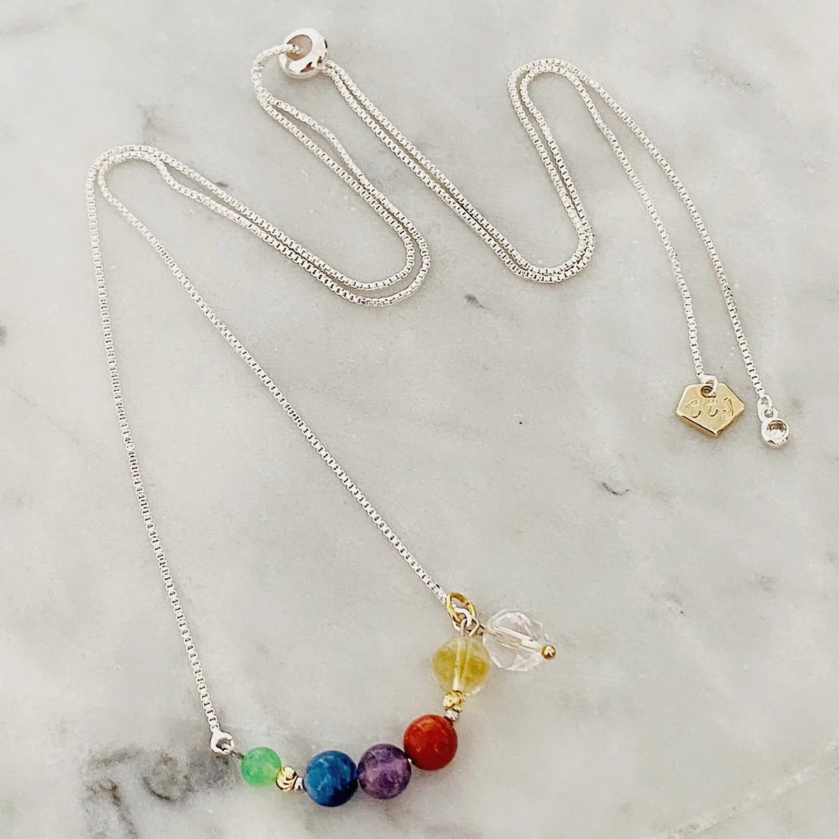 Rainbow Shooting Star Necklace