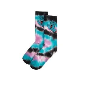 SCREAMING HAND TIE DYE SOCK