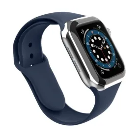 Silicone Sports Band for Apple Watch 45mm - Navy