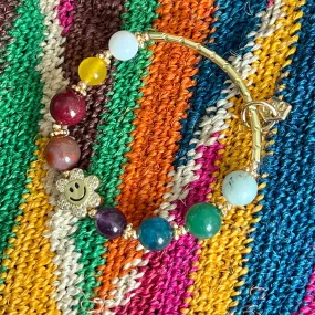 Smile! Rainbow Flower Diadem Bracelet