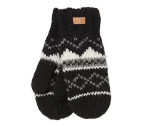 Thick Wool Mittens, funky mittens, Texting mittens, hand knit mitts, gloves, Fleece Lined,