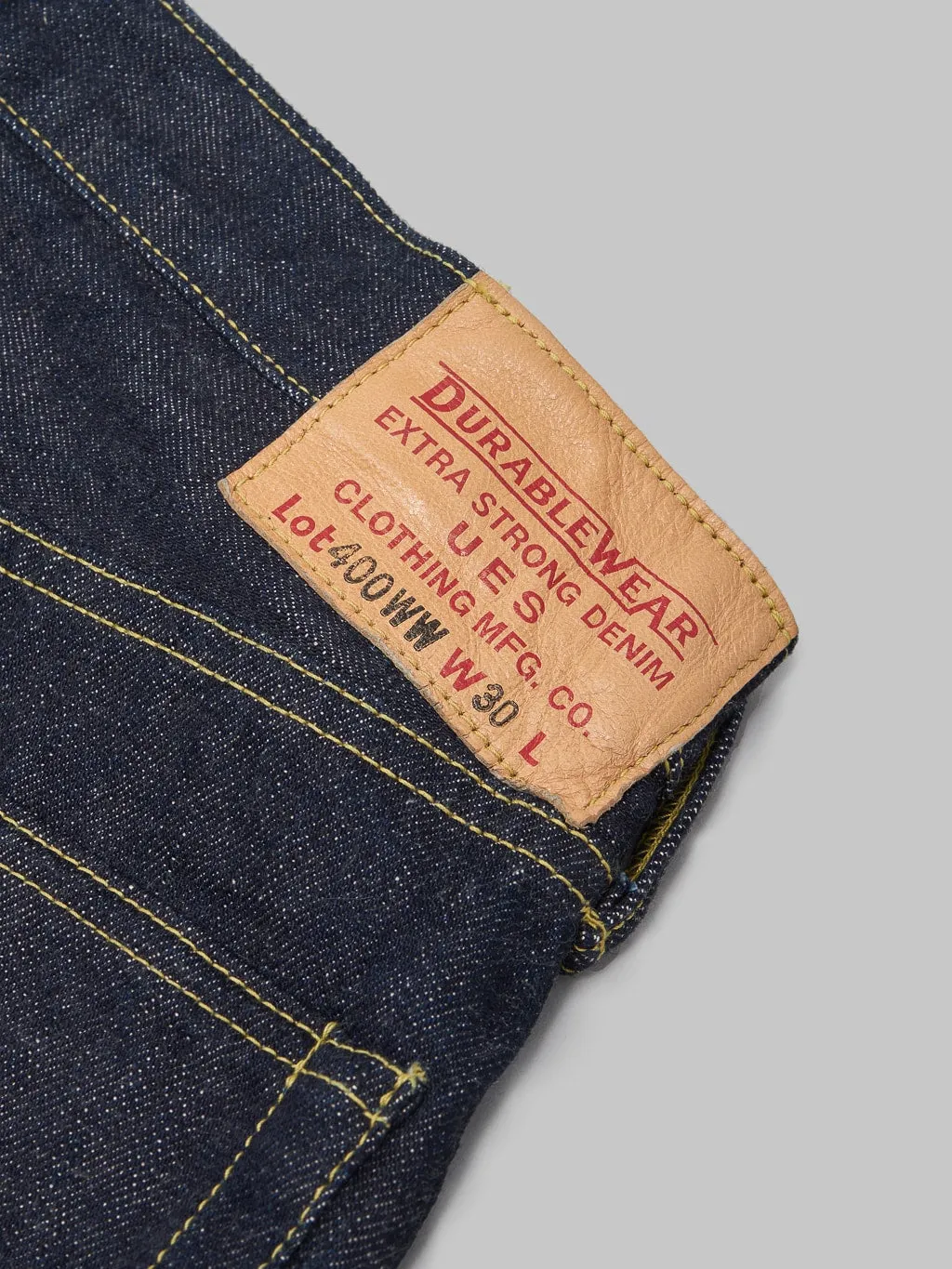 UES 400-WW "Post World WarⅡ" 14.9oz Regular Straight Jeans